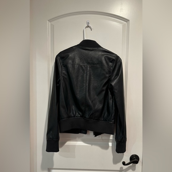 Black Leather Extra Small Jacket - Picture 2 of 2